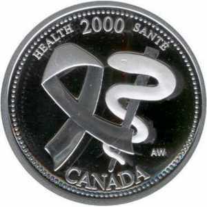  25 центов 2000 года, Здоровье, фото 2 