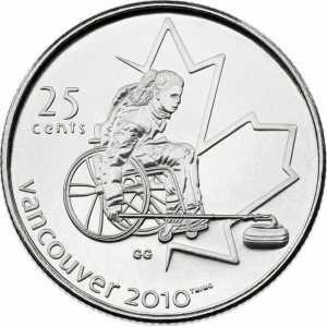  25 центов 2007 года, Ванкувер 2010 - Кёрлинг на колясках, фото 2 