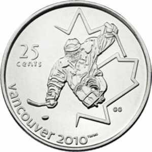  25 центов 2007 года, Ванкувер 2010 - Хоккей на санях, фото 2 