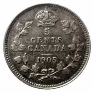  5 центов 1903 - 1910 годов, фото 2 