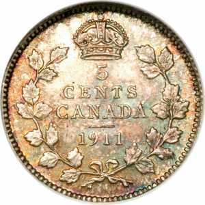  5 центов 1911 года, фото 2 