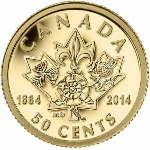  50 центов 2014 года, 150 лет Шарлоттаунской и Квебекской конференций, фото 2 