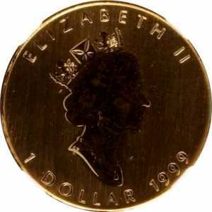  1 доллар 1999 года, Кленовый лист, фото 1 