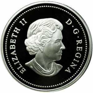  1 доллар 2005 года, 40 лет флагу Канады, фото 1 