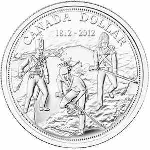  1 доллар 2012 года, 200 лет Войне 1812 года, фото 2 