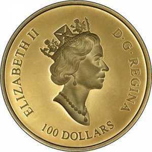  100 долларов 2001 года, 125 лет библиотеке парламента, фото 1 