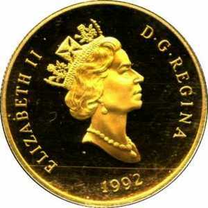  100 долларов 1992 года, 350 лет Монреалю, фото 1 