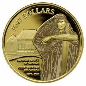  100 долларов 2005 года, 130 лет Верховному суду Канады, фото 2 