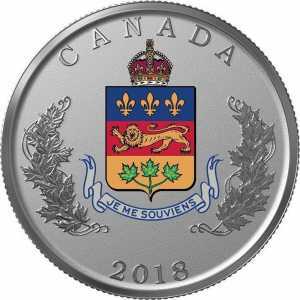  25 центов 2018 года, Квебек, фото 2 