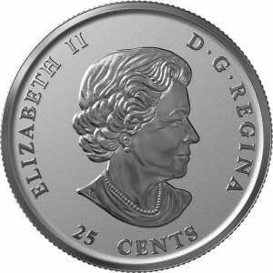  25 центов 2018 года, Квебек, фото 1 
