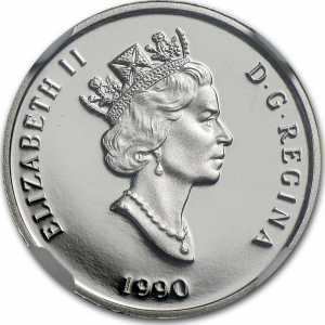  30 долларов 1990 года, Полярный медведь, фото 1 
