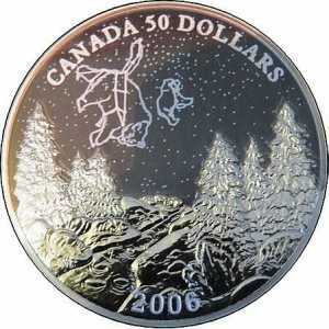  50 долларов 2006 года, Положение созвездия на летнем небе, фото 2 