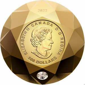  500 долларов 2022 года, Алмаз Forevermark - Платиновый юбилей Ее Величества, фото 1 