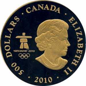  500 долларов 2010 года, XXI зимние Олимпийские Игры, Ванкувер 2010, фото 1 