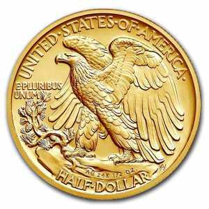  1/2 доллара 2016 года, 100 лет монете Идущая Свобода, фото 2 