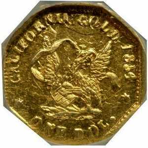  1 доллар 1800-1899 годов, Свобода (восьмиугольная), фото 2 