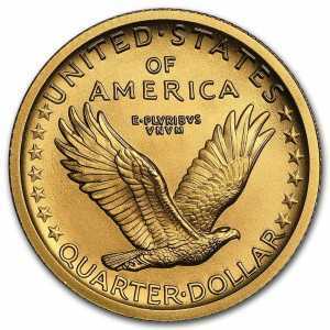  1/4 доллара 2016 года, 100 лет монете Стоящая Свобода, фото 2 