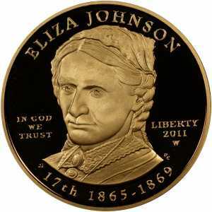  10 долларов 2011 года, Первые леди - Элиза Джонсон (1865-1869), фото 1 