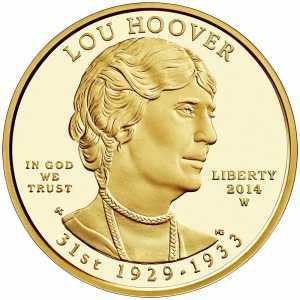  10 долларов 2014 года, Первые леди - Лу Гувер (1929-1933), фото 1 