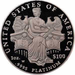  100 долларов 2006 года, Американский платиновый орел - Законодательная власть, фото 2 