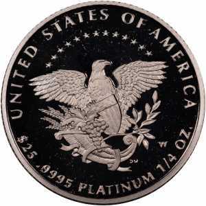  25 долларов 2005 года, Американский платиновый орел - Орел с рогом изобилия, фото 2 