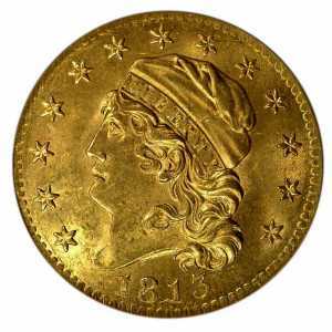  5 долларов 1813-1834 годов, Колпачок Свободы, фото 1 