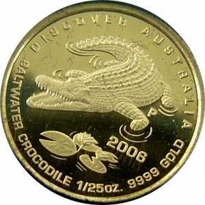  5 долларов 2006 года, Крокодил в соленой воде, фото 2 