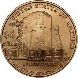  5 долларов 2007 года, 400 лет Джеймстауну, фото 2 