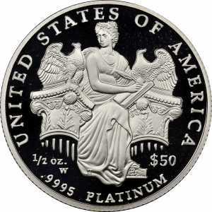  50 долларов 2006 года, Американский платиновый орел - Законодательная власть, фото 2 