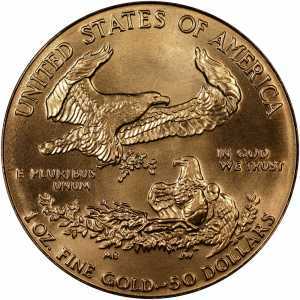  50 долларов 1986-2023 годов, American Gold Eagle, фото 2 