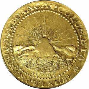  1 дублон 1787 года. Буквы в центре., фото 2 