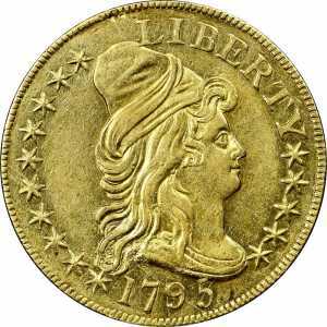  5 долларов 1795-1798 годов, Колпачок Свободы (маленький орёл), фото 1 