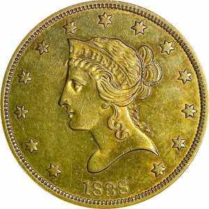 10 долларов 1838-1839 годов, Свобода, фото 1 