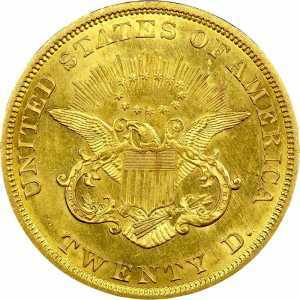  20 долларов 1849-1861 годов, Свобода, фото 2 