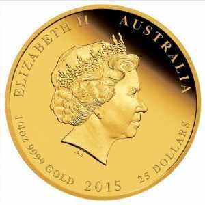  25 долларов 2015 года, 100 лет ANZAC Spirit - Прощай, Коббер, фото 1 