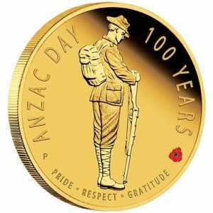  25 долларов 2016 года, 100 лет ANZAC Spirit, фото 2 