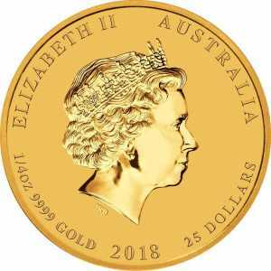  25 долларов 2018 года, Год собаки - Пертский монетный двор, фото 1 