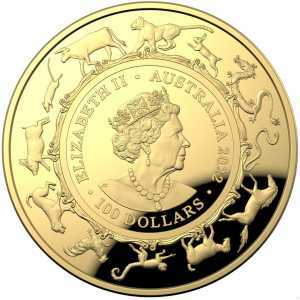  100 долларов 2022 года, Год тигра - Китайский Зодиак - Proof, фото 1 