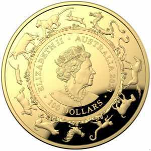  100 долларов 2023 года, Год кролика - Китайский Зодиак - Proof, фото 1 