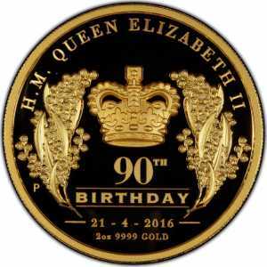 200 долларов 2016 года, 90-летие Ее Величества королевы Елизаветы II, фото 2 