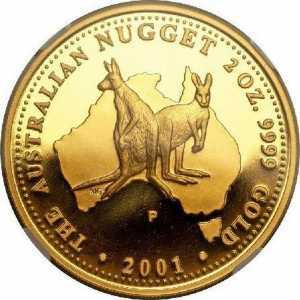  200 долларов 2001 года, Два кенгуру на карте Австралии, фото 2 