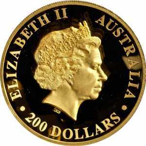  200 долларов 2014 года, Австралийский клинохвостый орел, фото 1 