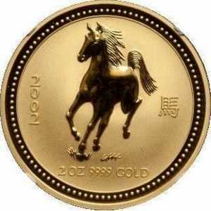  200 долларов 2002 года, Год лошади - BU, фото 2 