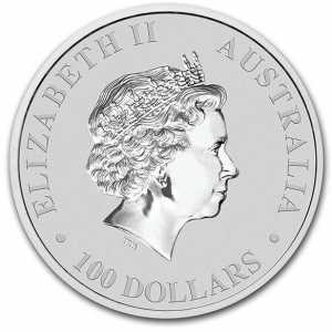  100 долларов 2018 года, Австралийский кенгуру. Платина, фото 1 