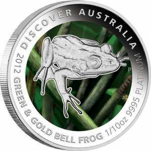  15 долларов 2012 года, Зелено-золотая лягушка-колокольчик, фото 2 