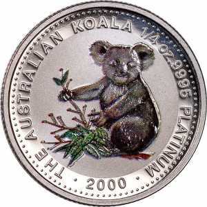  25 долларов 2000 года, Австралийская коала - цветная, фото 2 