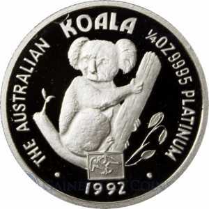 25 долларов 1992 года, Австралийская коала, фото 2 