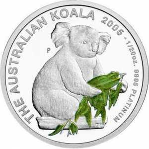  5 долларов 2005 года, Австралийская коала, фото 2 