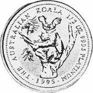  50 долларов 1994-1995 годов, Австралийская коала, фото 2 