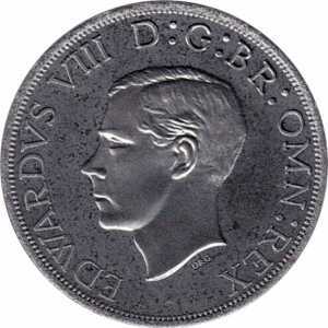  2 шиллинга 1937 года, Эдуард VIII - шаблон, фото 1 